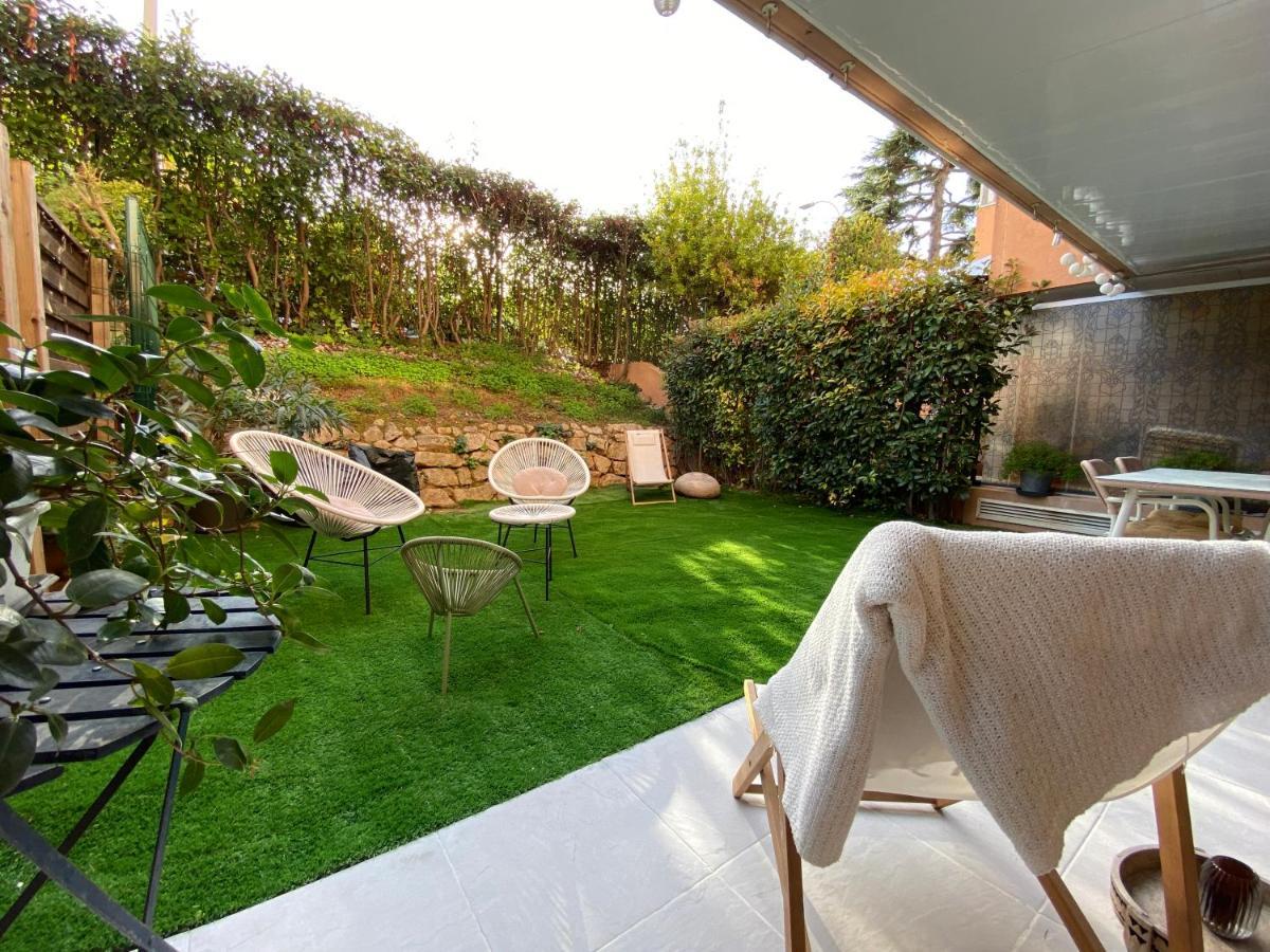 Cosy 2 Pieces, Jardin Privatif Et Piscine Fabron Apartment Nizza